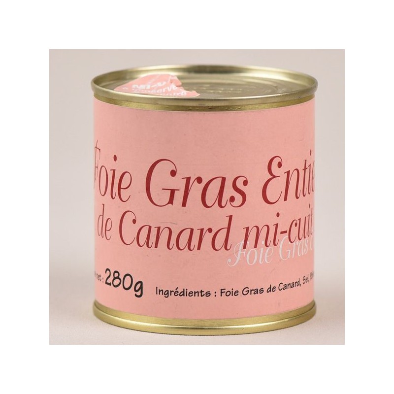 Foie gras de canard entier mi-cuit 280g