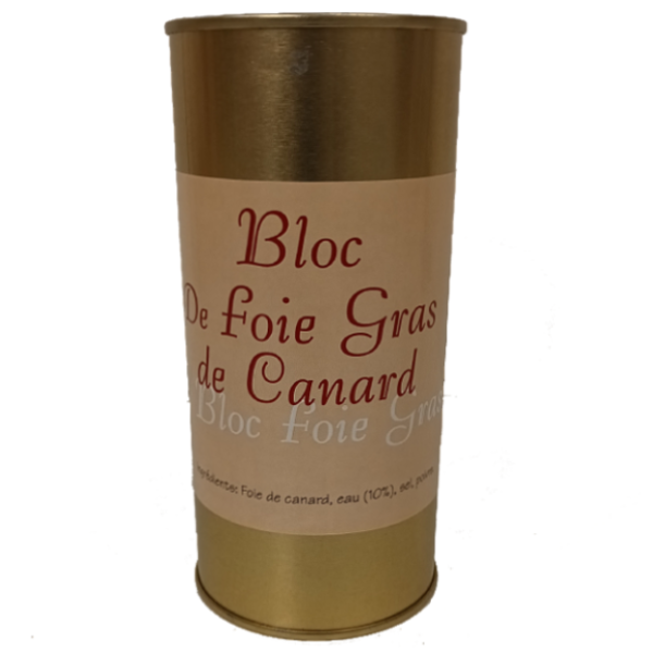Bloc de foie gras de canard - 500g