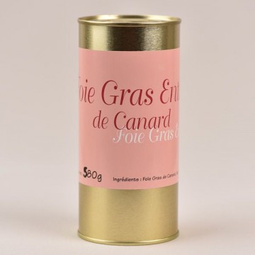 Foie gras de canard entier mi-cuit - 580g