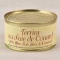 Terrine au foie de canard - 30% bloc de foie gras - 140g