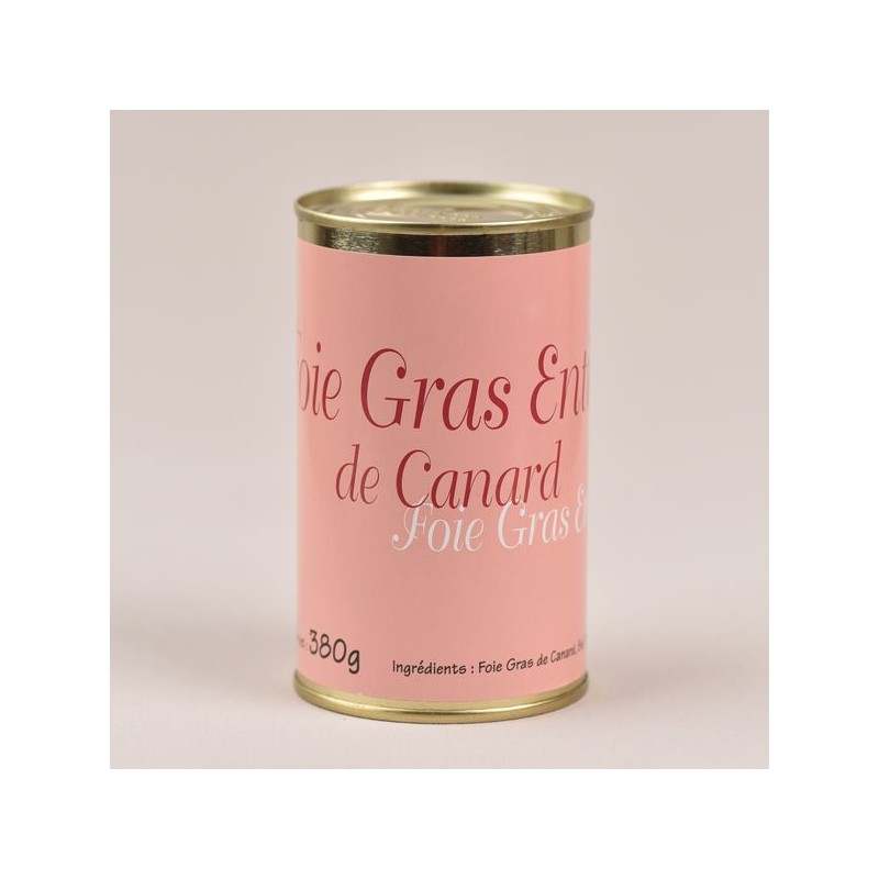 Foie gras de canard entier - 380g
