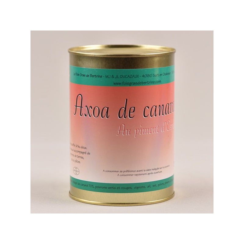 Axoa de canard au piment d'Espelette - 1000g